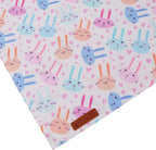 ADOGGYGO Easter Dog Bandanas 2 Pack, Reversible Bunny Carrot Print Puppy Scarf - Image 6
