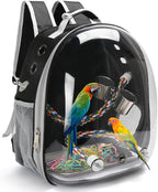 Bird Backpack Carrier, Travel Bird Cage by SSAWcasa