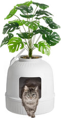 Lifewit Cat Litter Box, Hidden Enclosure Litter Tray by Lifewit