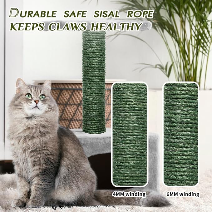Green Sisal Rope 1/4 Inch by 164-Feet - Image 6