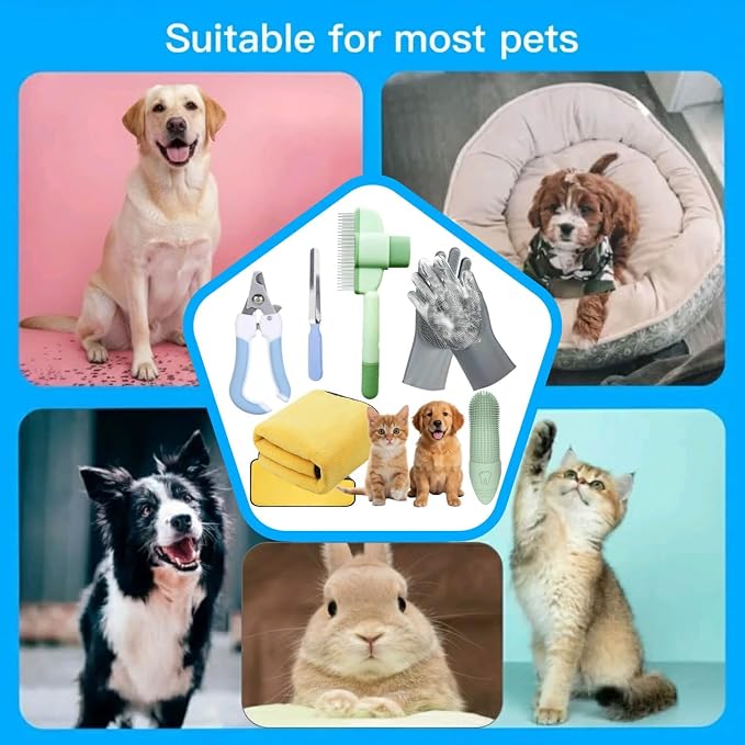 Cat Grooming Kit- 6PCS include Dog Brush - Image 7