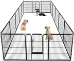 BestPet | Dog Playpen | 40 Inch, 16 Panels | Heavy Duty Metal Pet Exercise Pen by BestPet