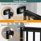 40.55" Tall, 69.48-77.36 Inch Wide, 1.37" Ultra Narrow Spacing Dog Pet Baby - Image 4