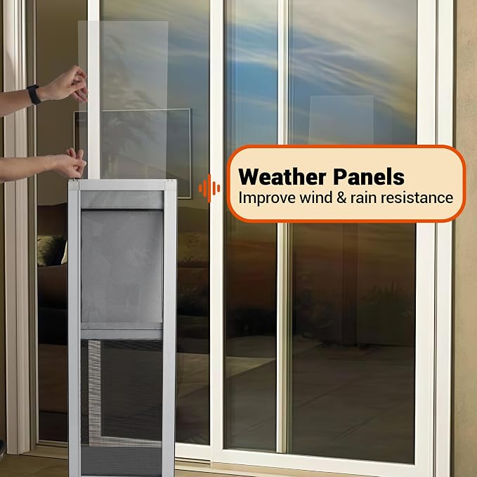 XL Dog Door for Sliding Glass Door, Extra Large Patio Doggy Door Insert for - Image 6