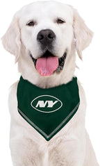 Pets First NFL New York Jets TIE Bandana, Size Small/Medium. Dog Bandana Scarf - Image 6