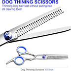 Professional Dog Grooming Scissors Kit, Titanium Coated Dog Scissors - Image 4