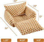 Hollypet Cat Bed Fluffy Plush Mutifuctional Double-Layer Soft Pet Couch - Image 3