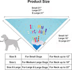 ADOGGYGO Dog Birthday Bandana Scarf and Blue Boy Pet Birthday Party Hat - Image 4