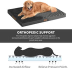 Flat Extra Large Dog Bed, Jumbo Waterproof Dog Bed - Image 4