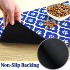Dog Food Mat 16X24 Inch Pet Feeding Absorbent Mats - Image 5