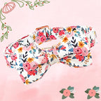 Lionheart glory Dog Collar Bow Collar Floral Dog Collar - Image 3