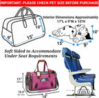 Mr. Peanut's Airline Approved Soft Sided Pet Carrier, Low Profile Gold Series - Image 3