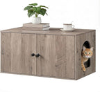 HOOBRO Cat Litter Box Enclosure, Hidden Litter Box Furniture - Image 9