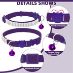 EXPAWLORER Soft Velvet Safe Cat Collars - Image 3