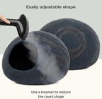 MEOWFIA Cat Cave – Premium Felt Cat Bed - Image 5