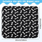 Eccliy 20 Pcs Puppy Blanket Pet Soft Fleece Dog Blankets Warm Felt Throw Sleep - Image 2