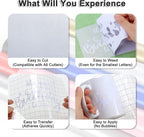 Sooez Glossy White Vinyl Roll, PET Backing, Permanent Outdoor Vinyl - Image 4