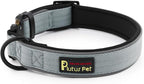 Plutus Pet Tactical Dog Collar, Reflective, Adjustable Heavy Duty Dog Collar by PLUTUSPET