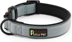 Plutus Pet Tactical Dog Collar, Reflective, Adjustable Heavy Duty Dog Collar by PLUTUSPET