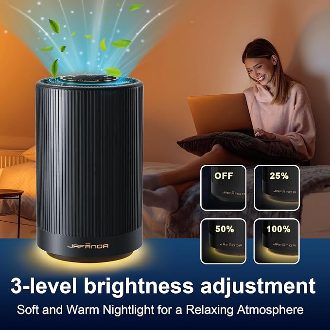 Jafanda Air Purifiers for Home Bedroom, True HEPA 13 Coverage 450 sqft - Image 8