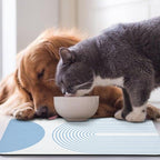 Dog Food Mats for Floors Waterproof, Cat Water Bowl Mats Pet Feeding Absorbent - Image 7