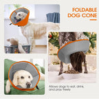 Dog Cone for Large Dogs After Surgery, Adjustable Soft Recovery Cone Collar for - Image 6