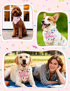 Luxury Double-Layer Dog Birthday Bandana – Handmade, Silk-Soft Polyester - Image 7