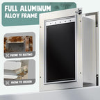 3-Flap Insulated Aluminum Dog Door - Image 3