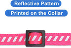 Pawtitas Personalized Pink Reflective Cat Collar – Adjustable Custom Collar - Image 6