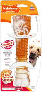 Nylabone Limited Edition 70th Birthday Textured Bone Power Chew Toy - Image 9