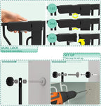 Jiprlak51 Extra Tall Cat Gate for Doorway – 28.5"-48.7" Extra Wide Pet Gate - Image 6