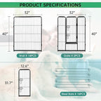 BestPet | Dog Playpen | 40 Inch, 16 Panels | Heavy Duty Metal Pet Exercise Pen - Image 7