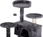 54-Inch Cat Tree for Large Cats, Sturdy Multi-Level Cat Tower - Image 5