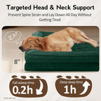 Large Orthopedic Dog Bed with Sides XXXL Dog Beds with Removable Washable Cover - Image 3