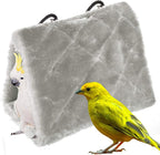 MOACC Winter Warm Bird Nest House Shed Hut Hanging Hammock Finch Cage Plush - Image 2