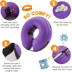 BENCMATE Inflatable Dog Cone Collar Alternative, Soft Dog Cone - Image 2