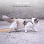 Cat Harness and Leash for Walking Escape Proof Breathable Mesh Fabric, Solid - Image 9