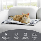 Self Warming Cat Bed, Non-Slip Heated Dog Mat Thermal Blanket - Image 2