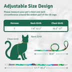 Cat Harness and Leash Set, Anti Escape Adjustable Cat Leash, Comfortable Soft - Image 6