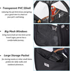 Bird Travel Cage Bag with Stand, Feeding Cup - Image 3