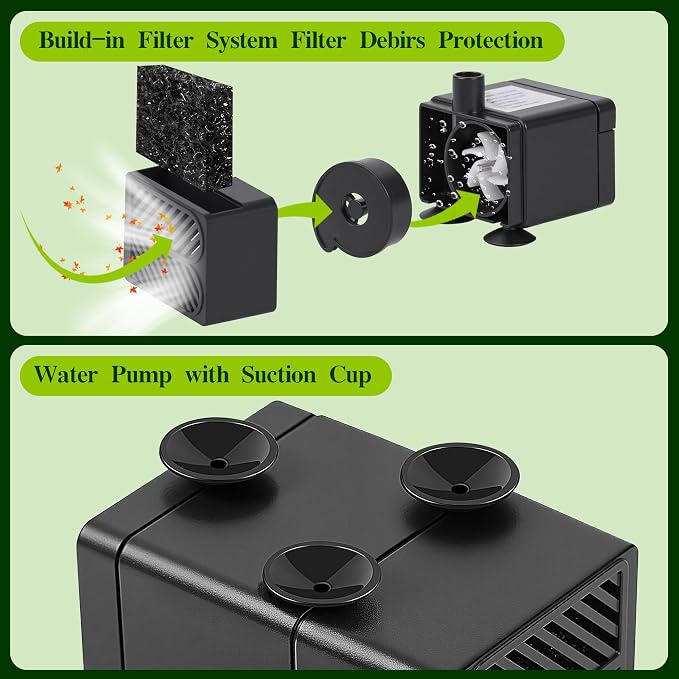 Solar Water Fountain for Bird Bath Solar Water Pump - Image 5