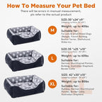 GASUR Large Dog Bed, Rectangle Washable Pet Beds, Orthopedic Dog Sofa Bed - Image 6