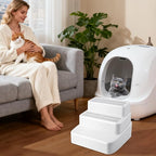 Adjustable 3 Steps Litter Box Ramp, Litter Box Step - Image 7