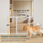 Cumbor 36" Extra Tall Baby Gate - Image 2