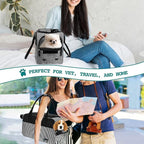 PetAmi Dog Purse Carrier for Small Dogs, Airline Approved Soft Sided Pet Carrier - Image 7