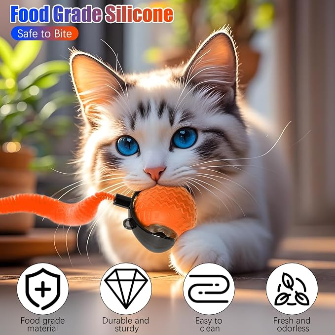 2PCS Interactive Cat Toy for Indoor Cats, Speedy Ball - Image 6