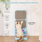 Cat Scratching Board Kitten Scratching Ball Wall Scratchers - Image 3