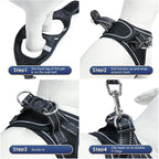 YIMEIS Dog Harness and Leash Set, No Pull Soft Mesh Pet Harness, Reflective - Image 4