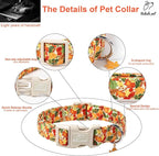 Fall Dog Collar Cute Autumn Leaves Puppy Collar - Image 3