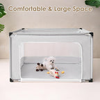 EHEYCIGA 42x42x26 Inches Puppy Playpen Without Top Cover - Image 6